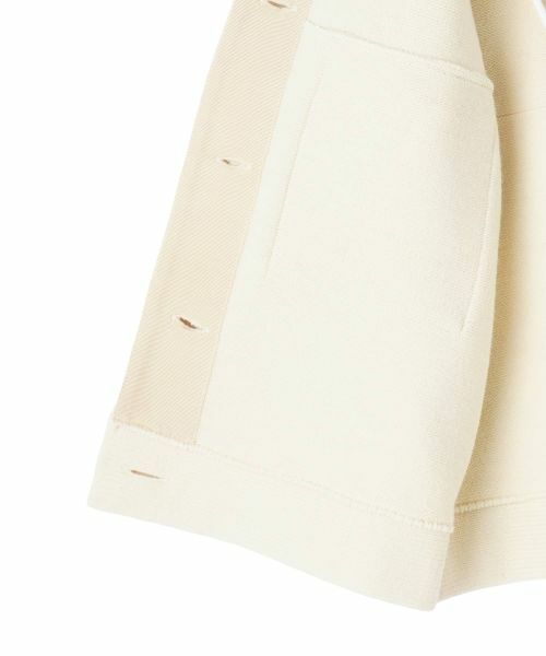 LANVIN COLLECTION / ランバン コレクション テーラードジャケット | 7ゲージ・天竺ニットジャケット | 詳細13