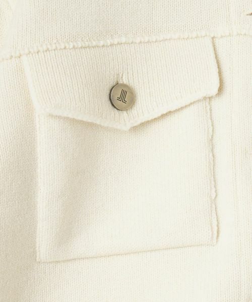 LANVIN COLLECTION / ランバン コレクション テーラードジャケット | 7ゲージ・天竺ニットジャケット | 詳細14