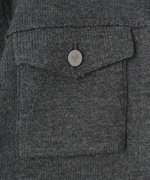 LANVIN COLLECTION / ランバン コレクション テーラードジャケット | 7ゲージ・天竺ニットジャケット | 詳細15