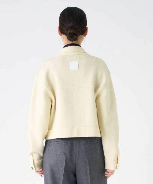 LANVIN COLLECTION / ランバン コレクション テーラードジャケット | 7ゲージ・天竺ニットジャケット | 詳細3