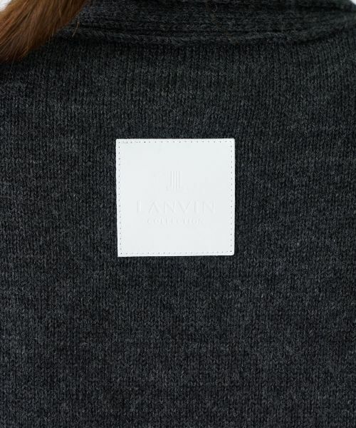 LANVIN COLLECTION / ランバン コレクション テーラードジャケット | 7ゲージ・天竺ニットジャケット | 詳細9