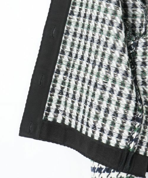 LANVIN COLLECTION / ランバン コレクション テーラードジャケット | 千鳥柄ニットジャケット | 詳細15