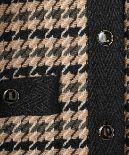 LANVIN COLLECTION / ランバン コレクション テーラードジャケット | 千鳥柄ニットジャケット | 詳細16