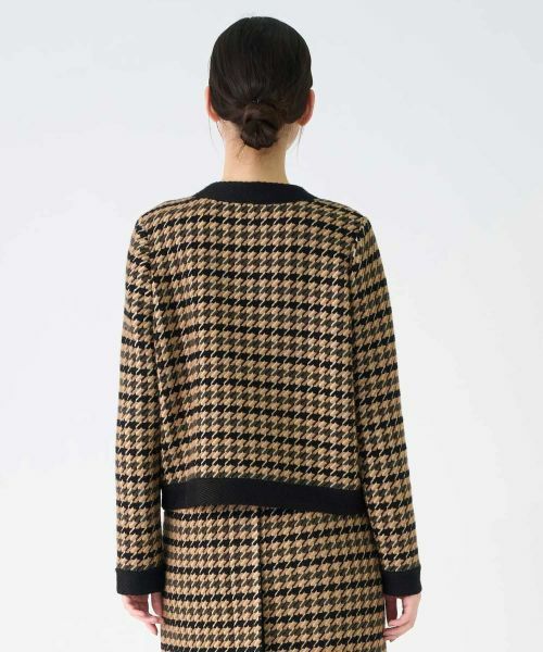 LANVIN COLLECTION / ランバン コレクション テーラードジャケット | 千鳥柄ニットジャケット | 詳細9