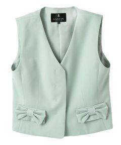 LANVIN COLLECTION / ランバン コレクション テーラードジャケット | ウールリボンベスト