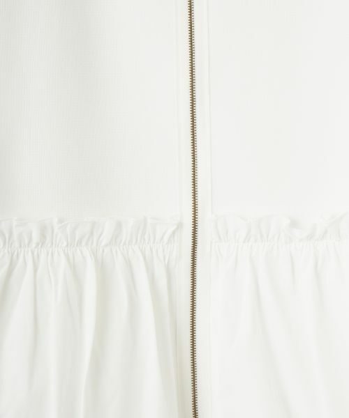 LANVIN COLLECTION / ランバン コレクション テーラードジャケット | ペプラムタフタニットジャケット | 詳細18