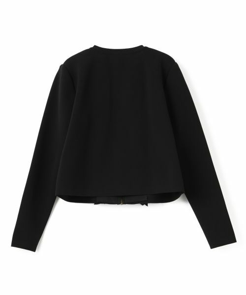 LANVIN COLLECTION / ランバン コレクション テーラードジャケット | フロントラッフルニットジャケット | 詳細15