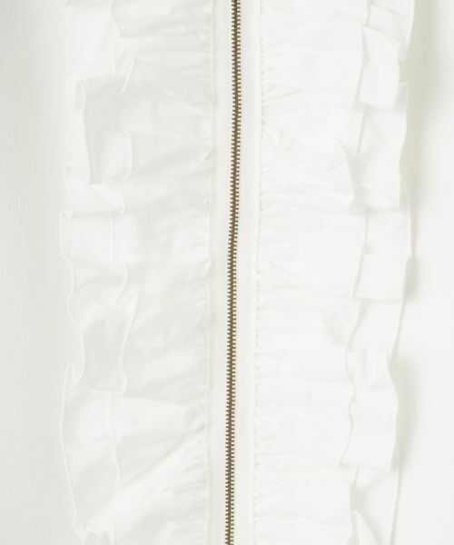 LANVIN COLLECTION / ランバン コレクション テーラードジャケット | フロントラッフルニットジャケット | 詳細18