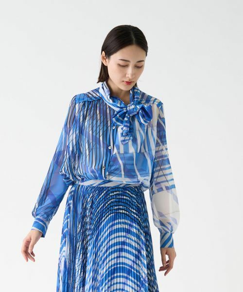 LANVIN COLLECTION / ランバン コレクション シャツ・ブラウス | シフォンブラウス | 詳細11