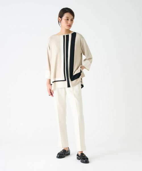 LANVIN COLLECTION / ランバン コレクション ニット・セーター | シルク天竺100% ニット | 詳細12