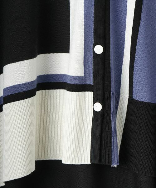 LANVIN COLLECTION / ランバン コレクション ニット・セーター | インターシャ天竺カーディガン | 詳細15