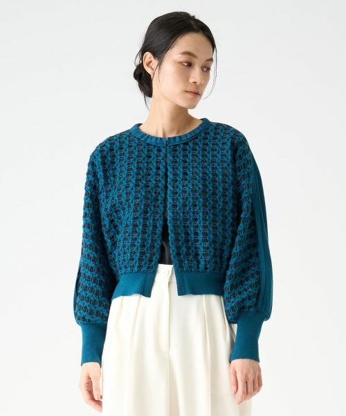 LANVIN COLLECTION / ランバン コレクション ニット・セーター | ウール刺繍カーディガン | 詳細5