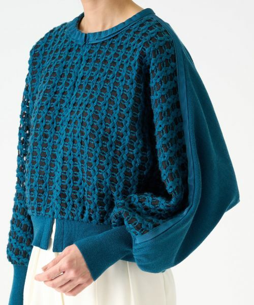 LANVIN COLLECTION / ランバン コレクション ニット・セーター | ウール刺繍カーディガン | 詳細6