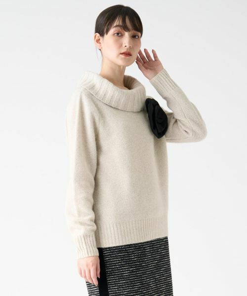 LANVIN COLLECTION / ランバン コレクション ニット・セーター | ローズモチーフニット | 詳細4