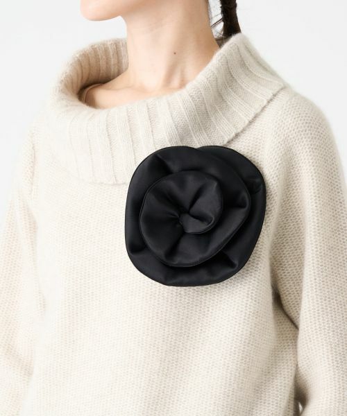 LANVIN COLLECTION / ランバン コレクション ニット・セーター | ローズモチーフニット | 詳細5