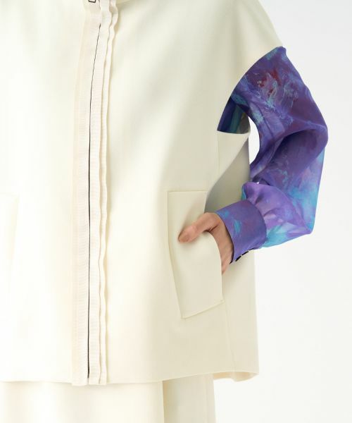 LANVIN COLLECTION / ランバン コレクション テーラードジャケット | ウールサキソニージャケット | 詳細7