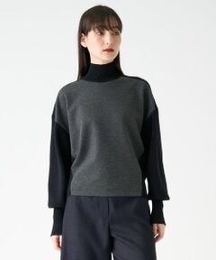 LANVIN COLLECTION / ランバン コレクション カットソー | ヘリンボーンジャカードカットソー