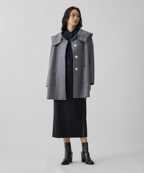 LANVIN COLLECTION / ランバン コレクション その他アウター | フードデザインコート | 詳細7