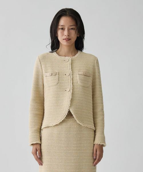 LANVIN COLLECTION / ランバン コレクション テーラードジャケット | ジゼル×メタルループジャケット | 詳細1