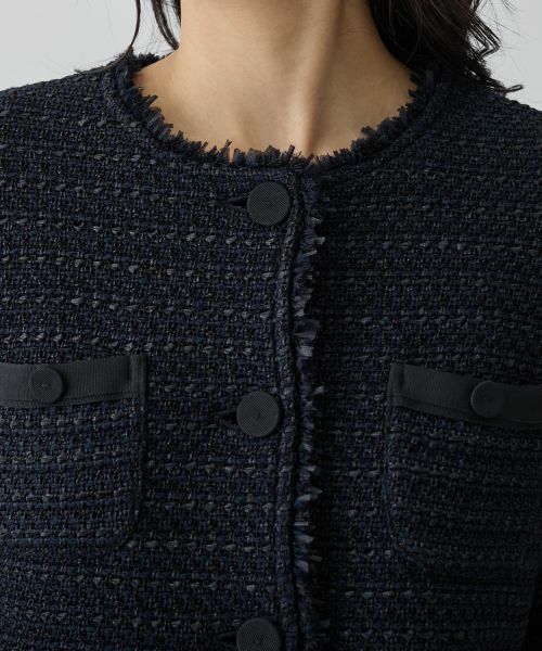 LANVIN COLLECTION / ランバン コレクション テーラードジャケット | ジゼル×メタルループジャケット | 詳細11