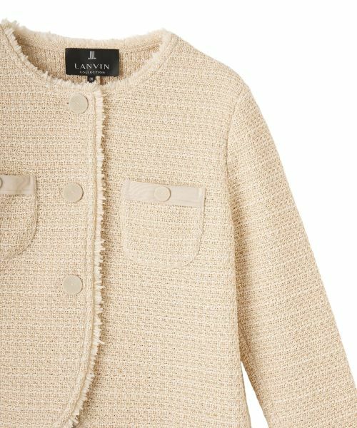 LANVIN COLLECTION / ランバン コレクション テーラードジャケット | ジゼル×メタルループジャケット | 詳細15