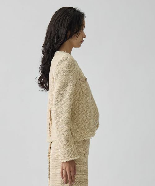 LANVIN COLLECTION / ランバン コレクション テーラードジャケット | ジゼル×メタルループジャケット | 詳細4