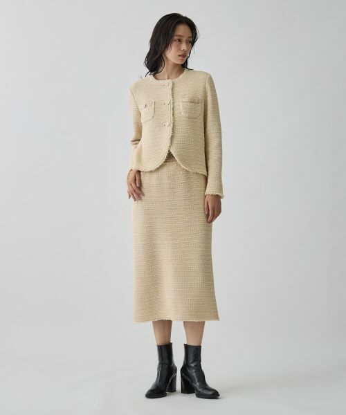 LANVIN COLLECTION / ランバン コレクション テーラードジャケット | ジゼル×メタルループジャケット | 詳細7