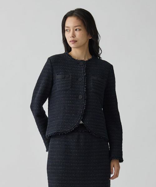 LANVIN COLLECTION / ランバン コレクション テーラードジャケット | ジゼル×メタルループジャケット | 詳細8