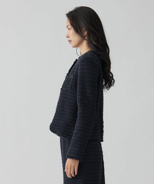 LANVIN COLLECTION / ランバン コレクション テーラードジャケット | ジゼル×メタルループジャケット | 詳細9