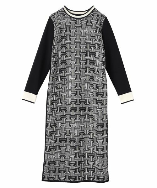 LANVIN COLLECTION / ランバン コレクション ドレス | アンジュウールワンピース(ブラック)