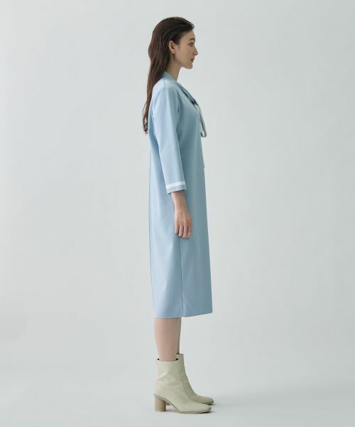 LANVIN COLLECTION / ランバン コレクション ドレス | ボウタイニットワンピース | 詳細4