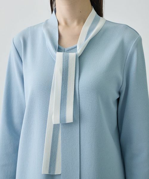 LANVIN COLLECTION / ランバン コレクション ドレス | ボウタイニットワンピース | 詳細5