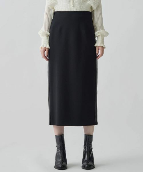 LANVIN COLLECTION / ランバン コレクション ロング・マキシ丈スカート | ポンチ素材スカート | 詳細1