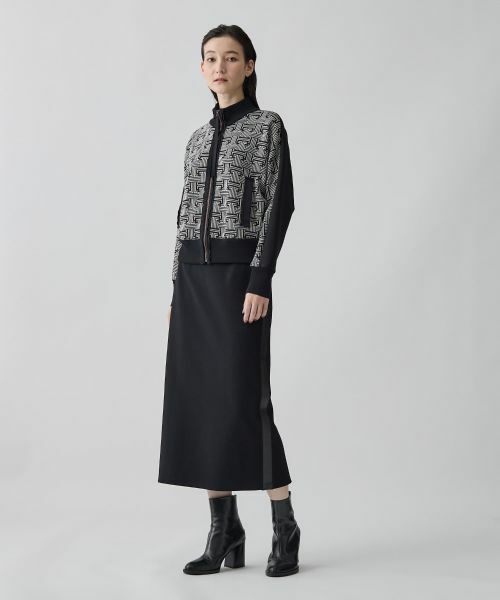 LANVIN COLLECTION / ランバン コレクション ロング・マキシ丈スカート | ポンチ素材スカート | 詳細8