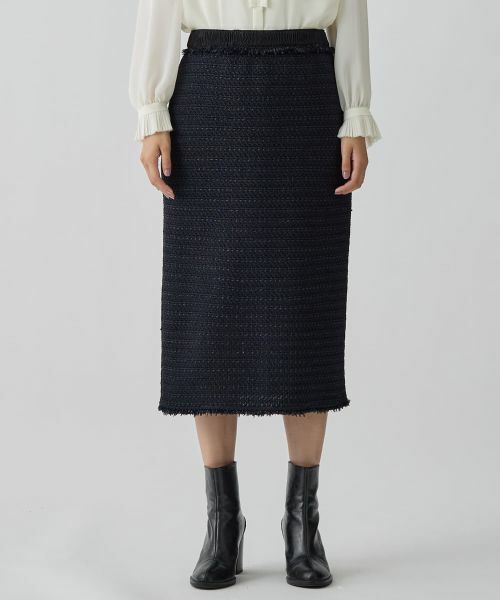 LANVIN COLLECTION / ランバン コレクション ロング・マキシ丈スカート | ジゼル×メタルループスカート | 詳細10