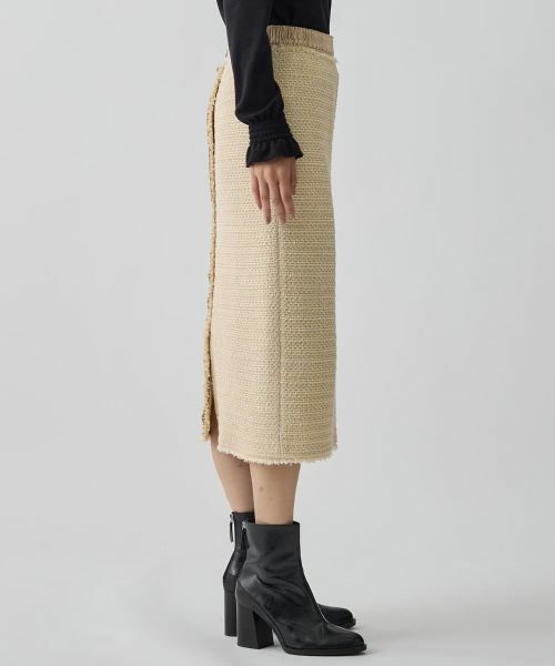 LANVIN COLLECTION / ランバン コレクション ロング・マキシ丈スカート | ジゼル×メタルループスカート | 詳細4