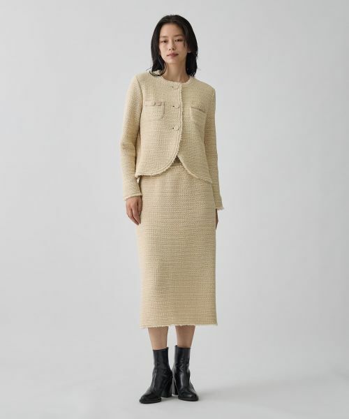 LANVIN COLLECTION / ランバン コレクション ロング・マキシ丈スカート | ジゼル×メタルループスカート | 詳細9