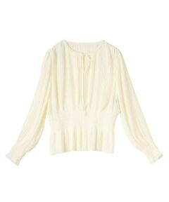 LANVIN COLLECTION / ランバン コレクション シャツ・ブラウス | シャーリングプリーツブラウス