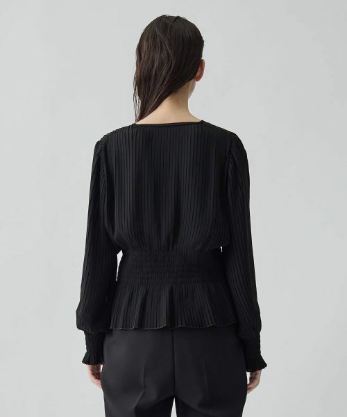 LANVIN COLLECTION / ランバン コレクション シャツ・ブラウス | シャーリングプリーツブラウス | 詳細10