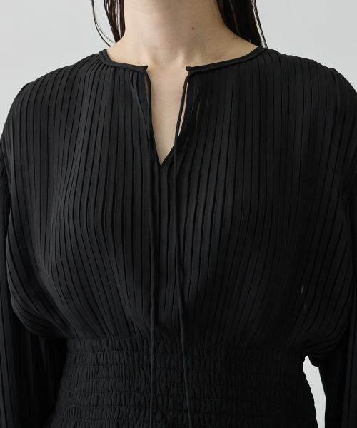 LANVIN COLLECTION / ランバン コレクション シャツ・ブラウス | シャーリングプリーツブラウス | 詳細12