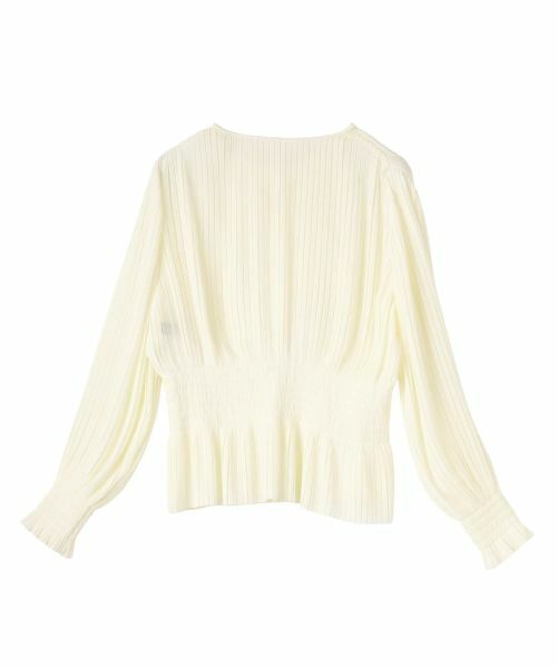 LANVIN COLLECTION / ランバン コレクション シャツ・ブラウス | シャーリングプリーツブラウス | 詳細15