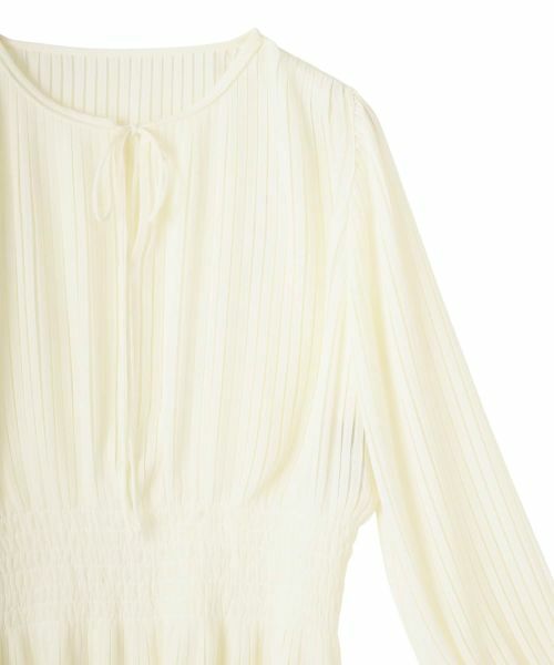 LANVIN COLLECTION / ランバン コレクション シャツ・ブラウス | シャーリングプリーツブラウス | 詳細16