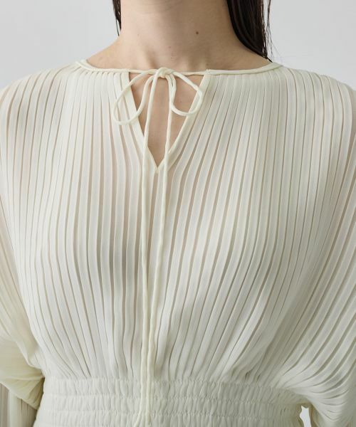 LANVIN COLLECTION / ランバン コレクション シャツ・ブラウス | シャーリングプリーツブラウス | 詳細4