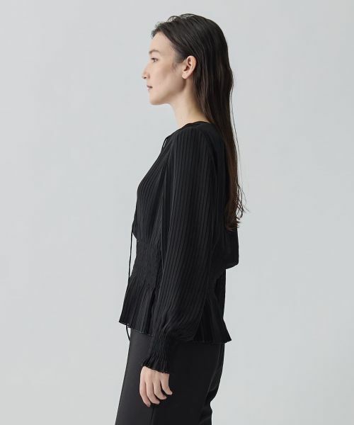 LANVIN COLLECTION / ランバン コレクション シャツ・ブラウス | シャーリングプリーツブラウス | 詳細9