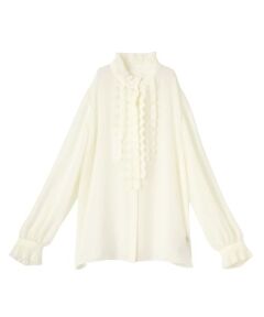 LANVIN COLLECTION / ランバン コレクション シャツ・ブラウス | フリルシフォンブラウス