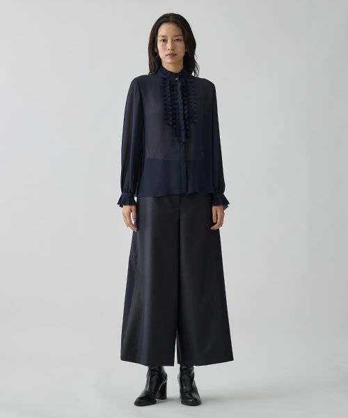 LANVIN COLLECTION / ランバン コレクション シャツ・ブラウス | フリルシフォンブラウス | 詳細15