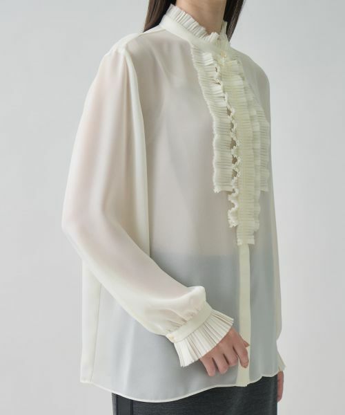 LANVIN COLLECTION / ランバン コレクション シャツ・ブラウス | フリルシフォンブラウス | 詳細22