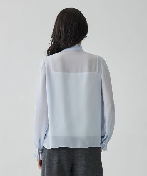 LANVIN COLLECTION / ランバン コレクション シャツ・ブラウス | フリルシフォンブラウス | 詳細3