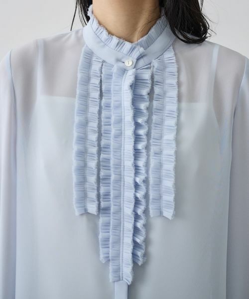 LANVIN COLLECTION / ランバン コレクション シャツ・ブラウス | フリルシフォンブラウス | 詳細5