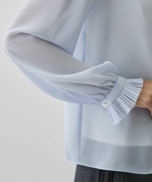LANVIN COLLECTION / ランバン コレクション シャツ・ブラウス | フリルシフォンブラウス | 詳細6
